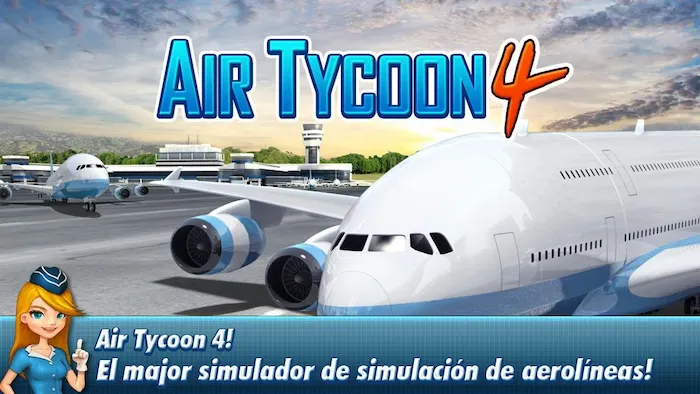 Con AirTycoon 4 deberás administrar una empresa de aerolíneas para tener presencia en más aeropuertos
