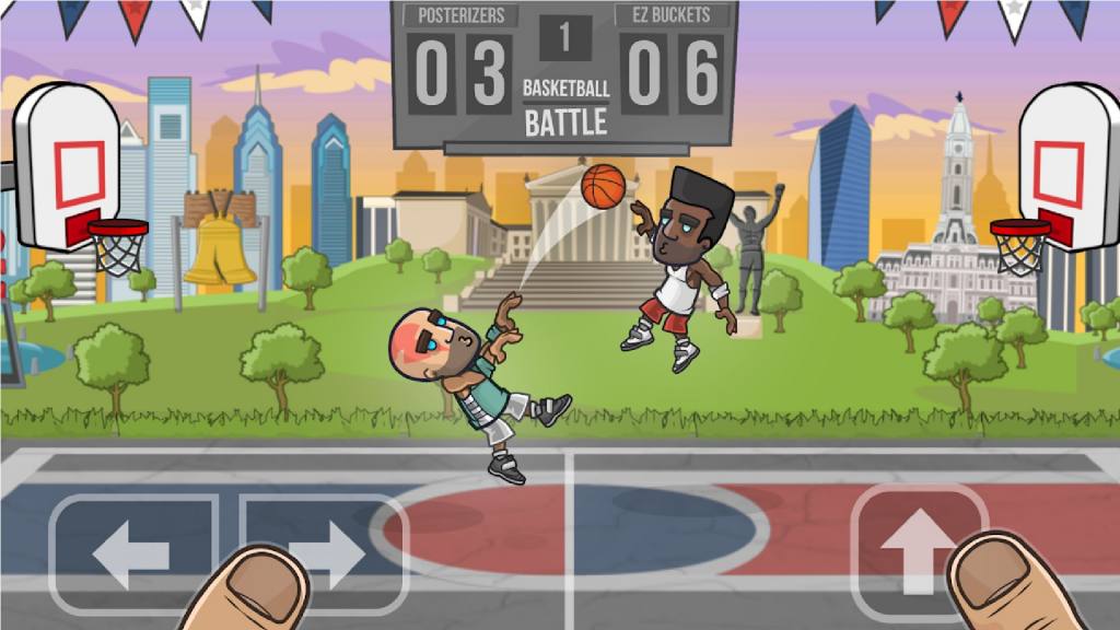 Basketball Battle es un juego de baloncesto muy divertido