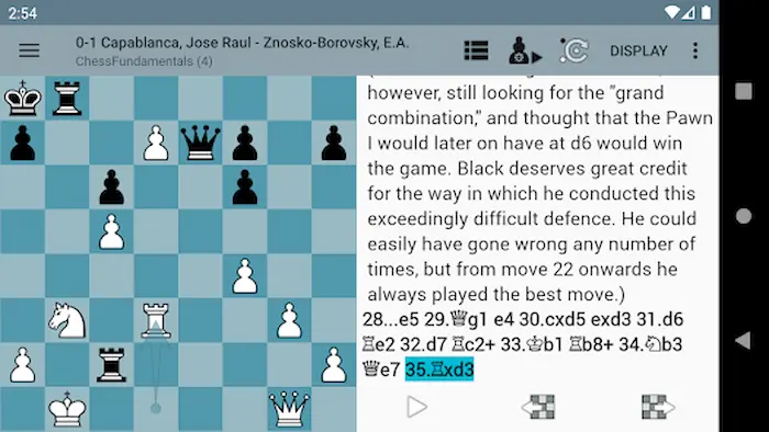 Este título ha sido desarrollado para que los jugadores puedan aprender y mejorar en el ajedrez