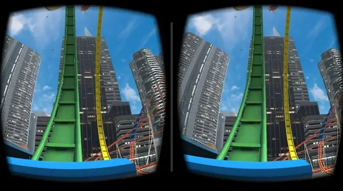 Con este juego de Realidad Virtual podrás sentir que estás en una montaña rusa