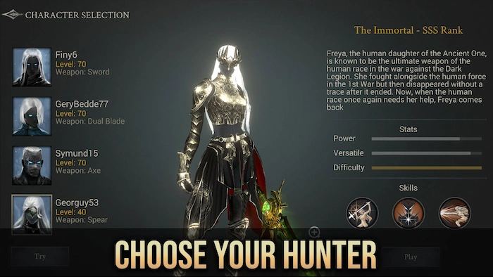 Demon Hunter: Premium es un impresionante juego Hack and Slash con muchas características interesantes