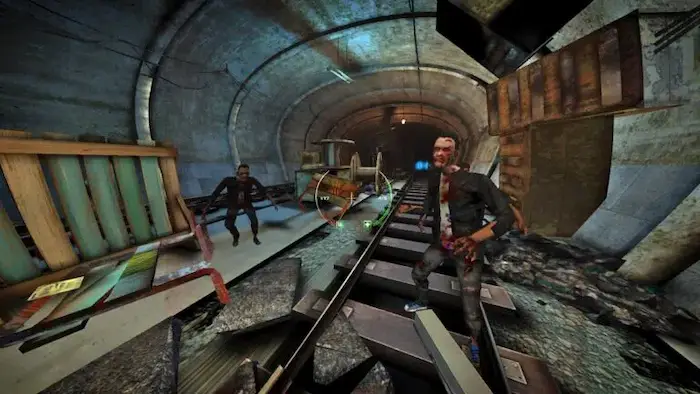 Elimina la plaga zombi e intenta mantenerte con vida en este emocionante juego VR con mucha acción