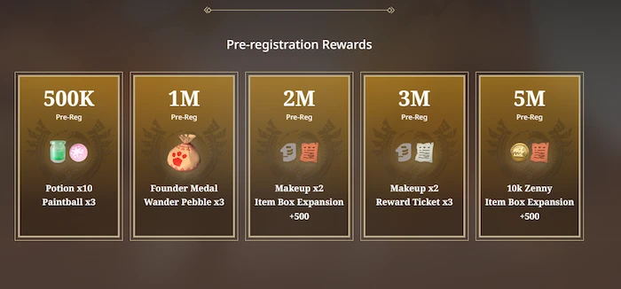 Estas son las recompensas que puedes obtener al unirte al registro previo de Monster Hunter Now