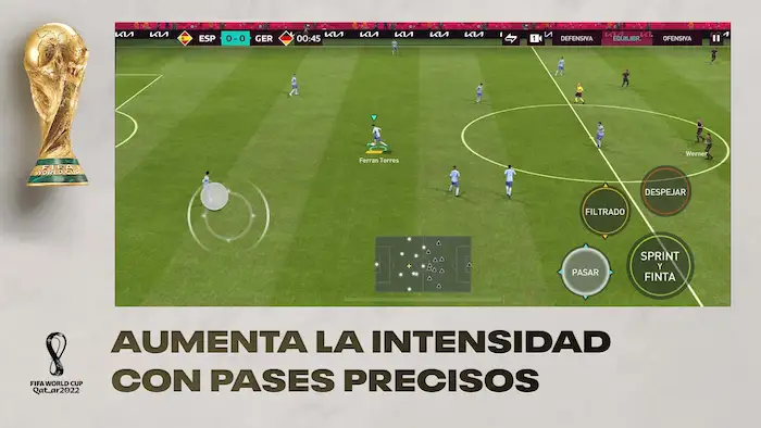 FIFA Mobile añade un nuevo sistema de pases más precisos y que servirán para desestabilizar la defensa rival