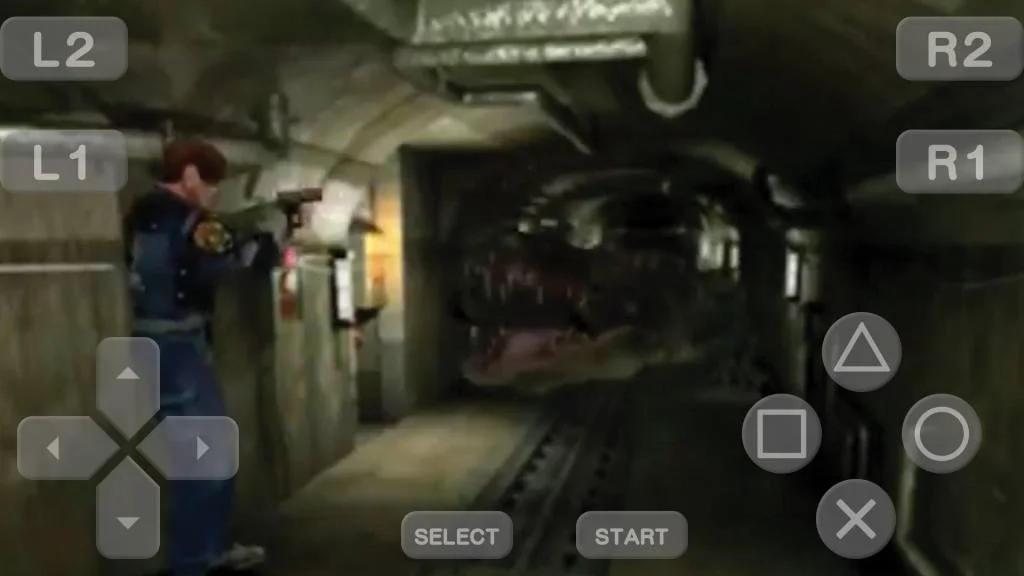 Jugando a Resident Evil 2 en emulador de PSX en Android