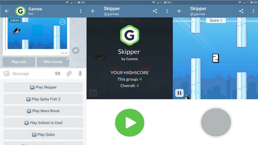 Puedes disfrutar de los mejores juegos de Telegram sin salir de la app
