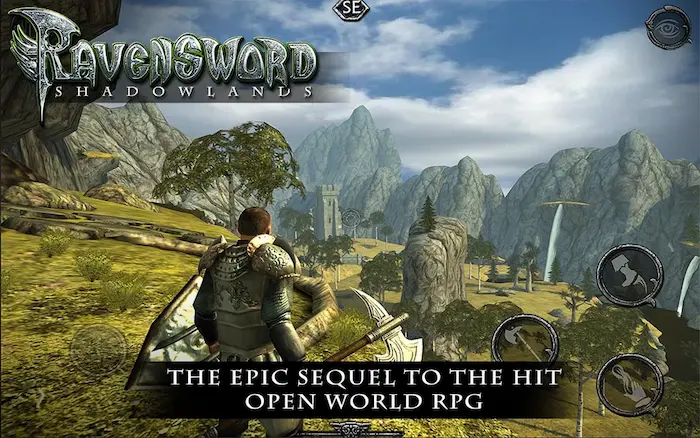 Ravensword: Shadowlands 3d RPG es otro de los mejores y más impresionantes juegos Android hechos con Unity, aunque debes saber que es de pago