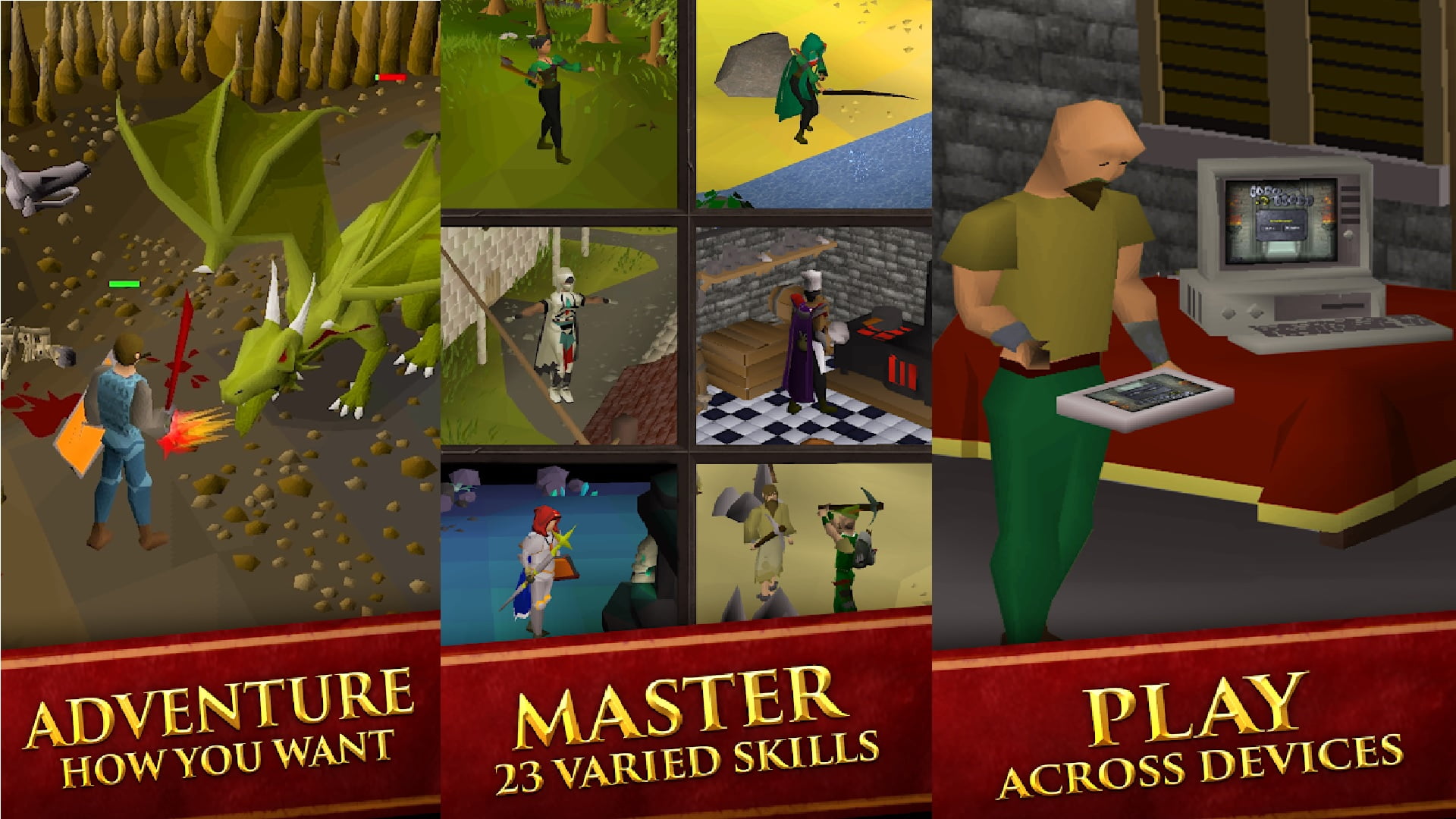 RuneScape no solo permite ganar dinero, sino también vivir muchas aventuras