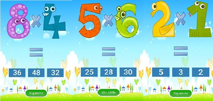 Tu niño podrá aprender la tabla de multiplicar mientras se divierte con este juego de aprendizaje