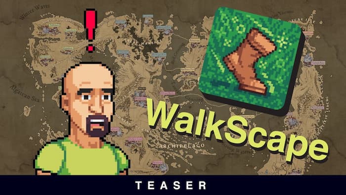 WalkScape es un MMORPG inspirado en RuneScape en el quee deberás caminar para avanzar