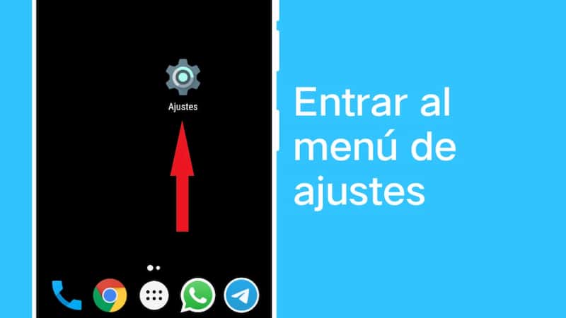 Icono de ajustes en Android