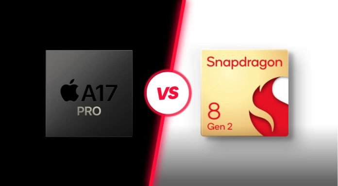 Apple A17 Pro comparado con el Qualcomm Snapdragon 8 Gen 2.