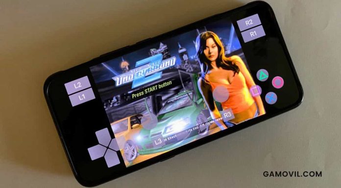 Play! emulando NFS Underground 2 en Android.