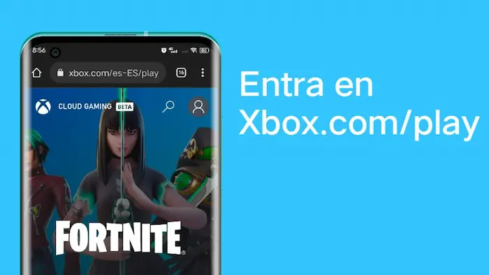 Fortnite en navegador a través de Xbox.com/play