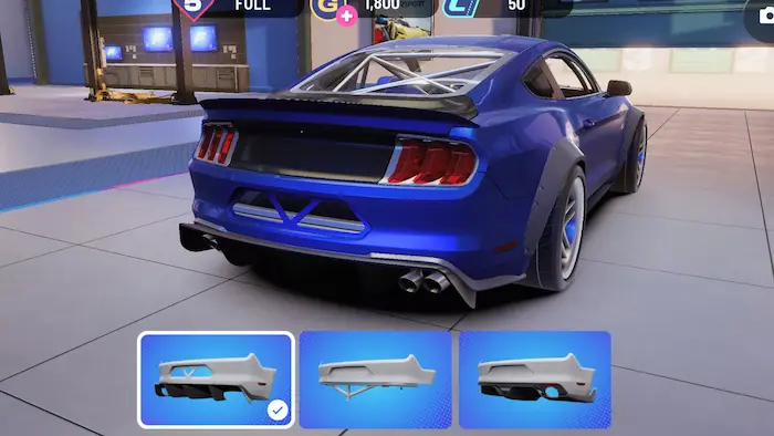 Personalización de Mustang en Forza Customs