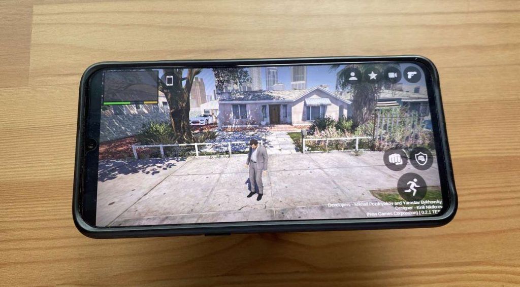 GTA 5 funcionando en un móvil Android