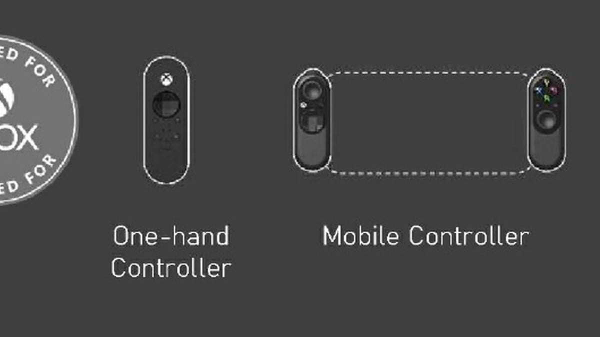 Imagen que aparece en el documento filtrado de Microsoft de un mando para móviles