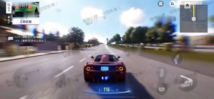 Captura del vídeo gameplay filtrado de un nuevo Need for Speed para móviles