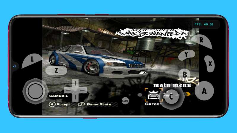 Need for Speed Most Wanted de GameCube emulado en Dolphin para Android