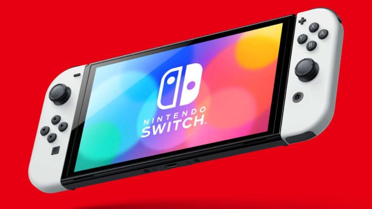 Una Nintendo Switch blanca