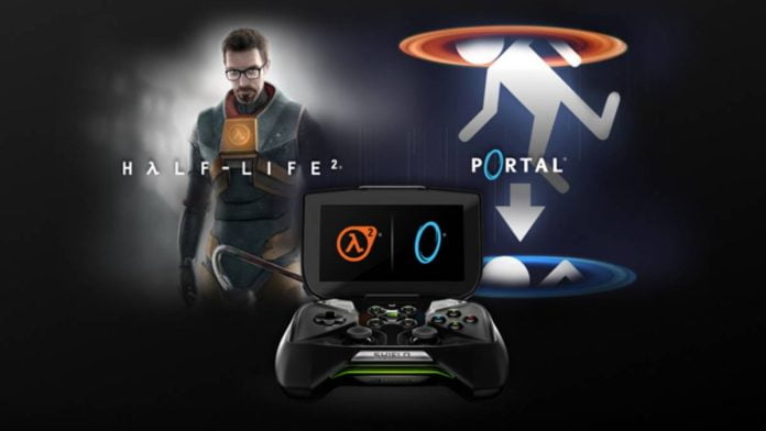 Nvidia Shield Portable con Half-Life 2 y Portal