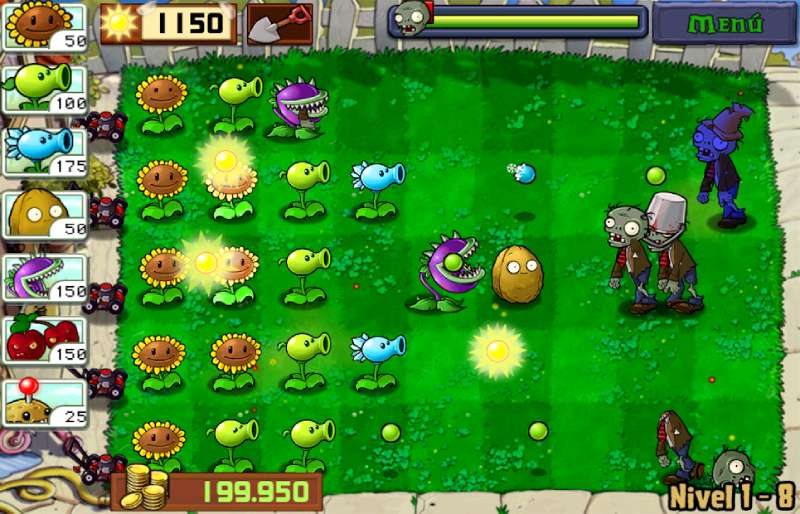 Captura de Plants vs. Zombies