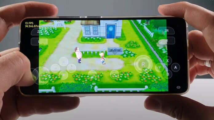 Skyline, emulador de Nintendo Switch para Android, ejecutando Pokémon: Let's Go, Pikachu