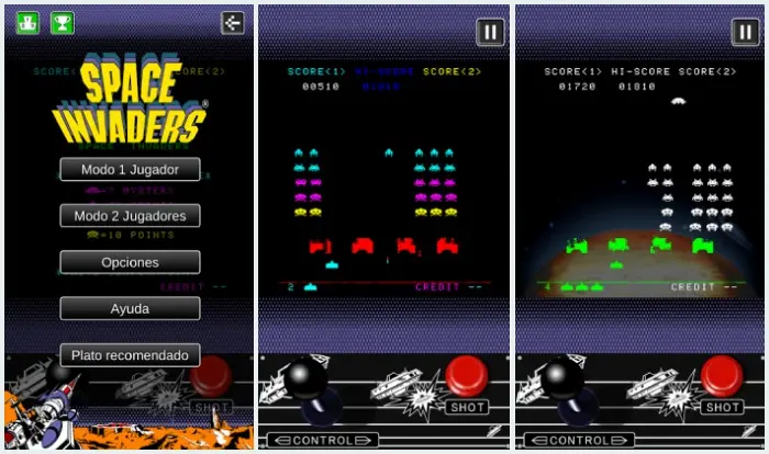 Capturas de pantalla de Space Invaders para Android