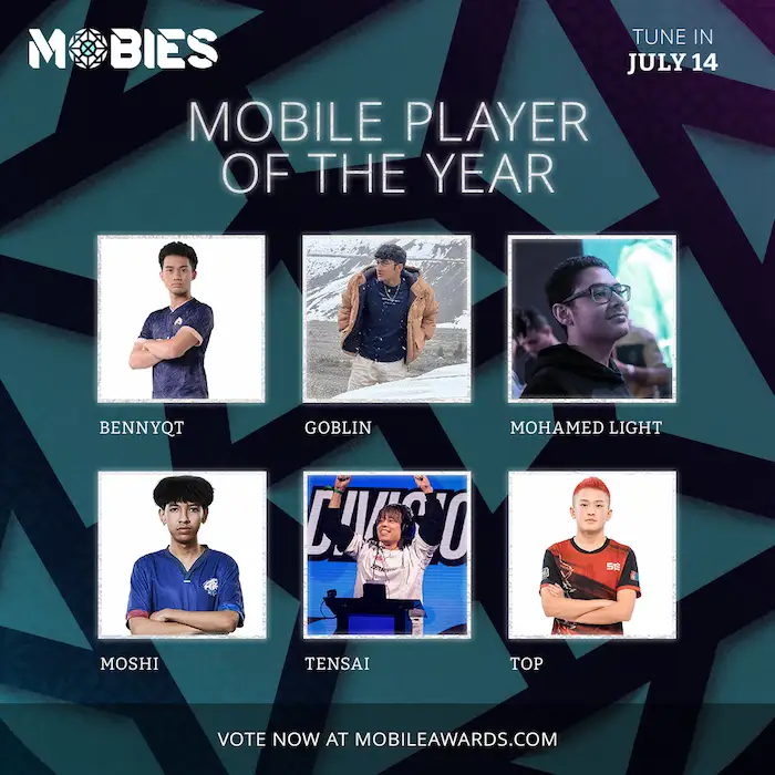 The Mobies Awards: Candidatos a mejor jugador móvil del año