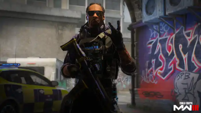Snoop Dogg como aspecto en Warzone y Modern Warfare III