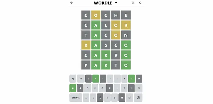 Versión de Wordle en español
